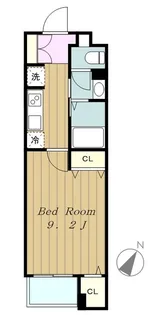 1Kの間取り画像