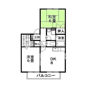 エスポワールK【1階】の間取り