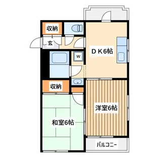 第2ハイツ小池【2階】の間取り