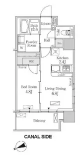 パークフラッツ芝浦【2階】の間取り