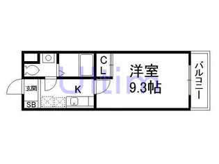 メゾンメロディア【3階】の間取り
