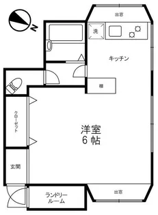 ハイツ碑文谷【2階】の間取り