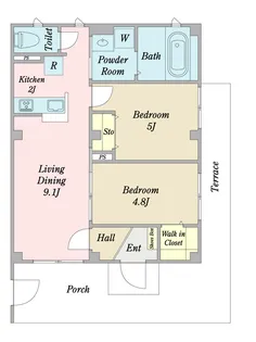 GS calm・blance shalim(GSカーム・ブランシャレム【1階】の間取り