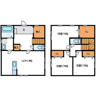 静岡県浜松市中央区佐鳴台1【一戸建】の間取り