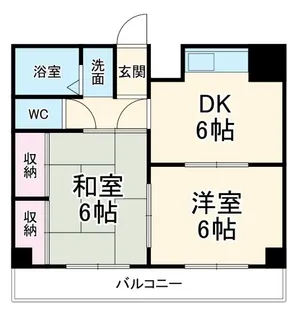 メゾンド海用【3階】の間取り