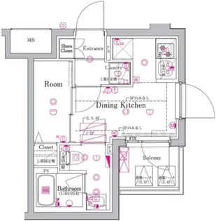 AZEST金町【4階】の間取り
