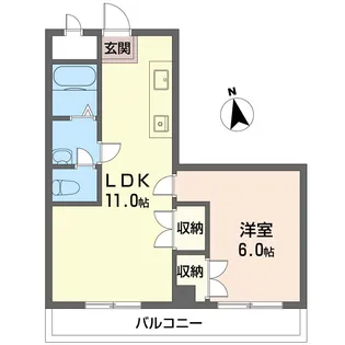 広田ビル (2F)【2階】の間取り