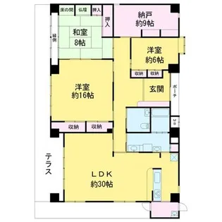 ChaRLesII【5階】の間取り