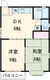 コートビレッジK1・K2【2階】の間取り