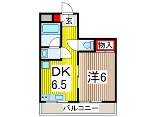 平松ハイツ【2階】の間取り