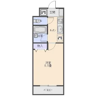 アヴァンツァーレ【3階】の間取り