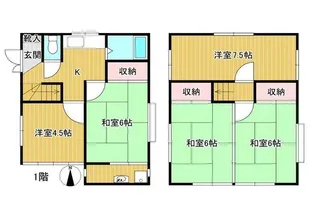 東京都清瀬市中清戸1【一戸建】の間取り