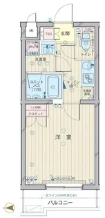 ルーブル武蔵中原弐番館【3階】の間取り