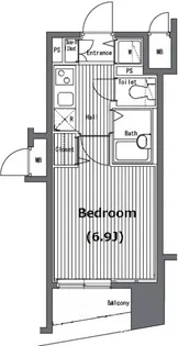 ガラ・グランディ日本橋【2階】の間取り