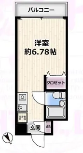 EIGHT BLDG. MitakadaiI【2階】の間取り