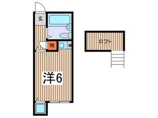 ヒルサイドテラスマキ【1階】の間取り