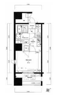 Raffine雷門【8階】の間取り