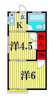 フォレスタ流山【1階】の間取り