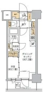 リビオメゾン西麻布【2階】の間取り
