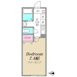 パルク・ド・プルム【1階】の間取り