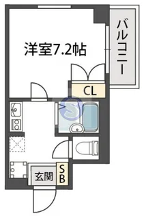 Raffine御所西【4階】の間取り