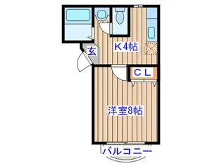 グランディ桜ヶ丘【1階】の間取り