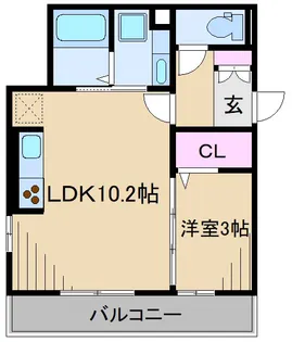 D Paina日吉本町II【1階】の間取り