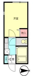 コーポ樹々II【2階】の間取り