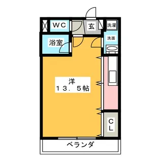 PARK SIDE II【2階】の間取り