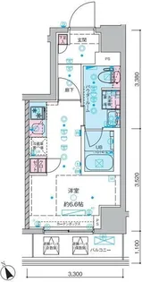 MAXIV横浜鶴見DUE【2階】の間取り