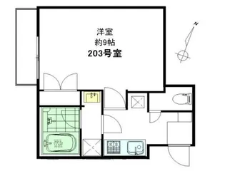 NORTH APARTMENT【2階】の間取り