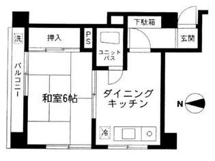 ルックハイツ両国【4階】の間取り