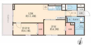 Liberte井草【1階】の間取り