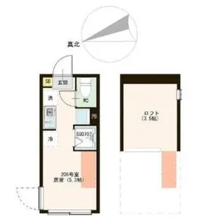 Urban Terrace ときわ台【2階】の間取り