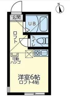 ユナイト戸部パリー・クラッド【1階】の間取り