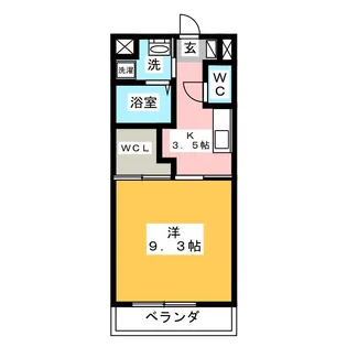 ラングブルーメ【2階】の間取り