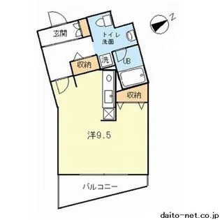 コートシルバーストーンANNEX【2階】の間取り