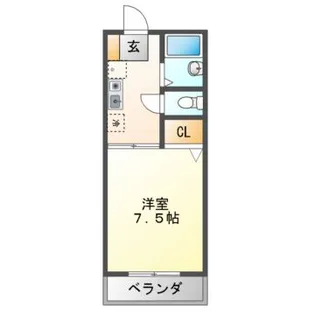 セピアコート【1階】の間取り