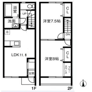 グラシア中村南の間取り