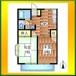 フローラ南町【1階】の間取り