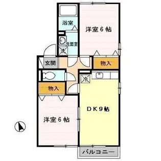 リビングタウン金池 I【2階】の間取り