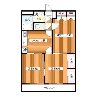 佐々木マンション【1階】の間取り