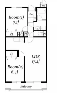 ラフィネ幕張本郷【5階】の間取り