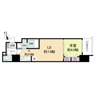 BPRレジデンス国泰寺(旧S-RESIDENCE国泰寺町二丁目)【10階】の間取り