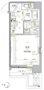 クレイシア両国ヴェルデ【4階】の間取り