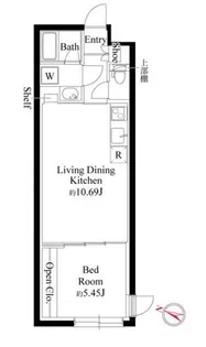 グランパセオ代々木上原の間取り