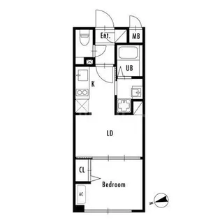 プライマル大塚【1階】の間取り