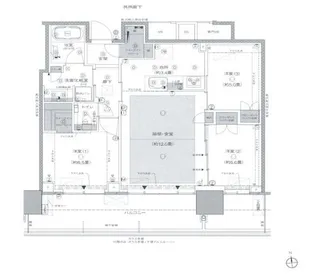 プラウドタワー武蔵小金井【18階】の間取り