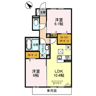 La・Luce Keyaki【1階】の間取り