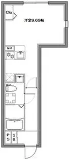 アーバンステージ門前仲町III【2階】の間取り